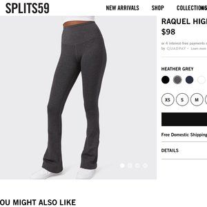 Split 59 RAQUEL HIGH WAIST FLARED LEGGING